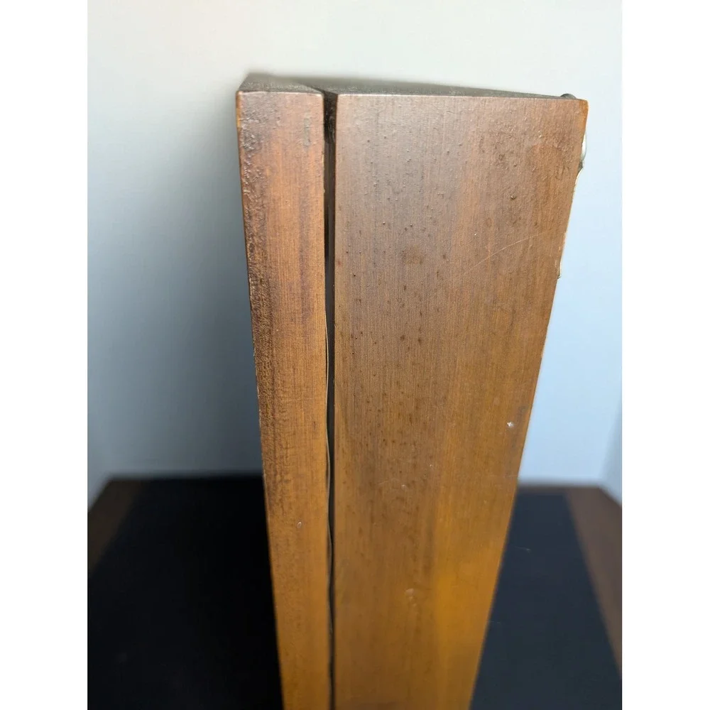 1965 Three Mountaineers Vintage Herbs Spices Wooden Rack Cabinet